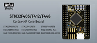 Placa Base WeAct Studio STM32F405RGT6, Placa de Desarrollo STM32F4, Placa de Sistema Mínimo Tipo-C para Arduino MicroPython