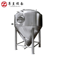 500L 800L 1000L Équipement De Brasserie de Bière Fermenteur Cuve de Fermentation Conique