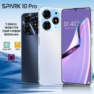 Original spark 10 pro MAX Smartphones tecno 10-Core 5G LET Cellphones Large battery unlocked Dual SIM phone