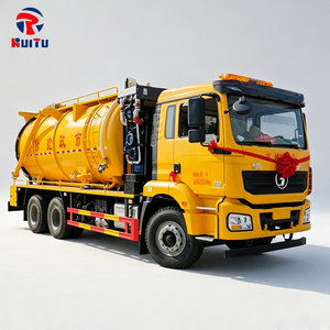 Autocisterna per vuoto Shacman 6x4 per smaltimento rifiuti industriali e veicolo per la raccolta di polveri municipali ad alta efficienza - Product Image 1