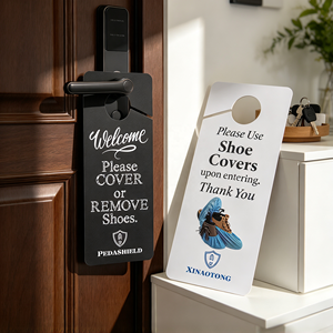 Colgadores de Papel para Puerta con Logotipo Impreso Personalizado de Alta Calidad, Folletos con su Diseño para Hoteles y Oficinas - Product Image 3