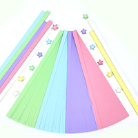 Bandes de papier origami étoiles circulaires, 600 feuilles, double face, 6 motifs, papier pliable DIY, vente en gros pour l'artisanat des enfants