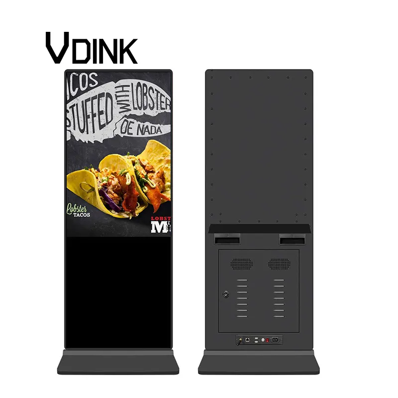 VDINK-quioscos de pago de 32 pulgadas, pantalla Digital OEM para publicidad