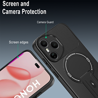 Étui ultra fin pour Honor 400 Pro Global Honor 400 Lite, étui magnétique en TPU souple texturé en fibre de carbone, antichoc