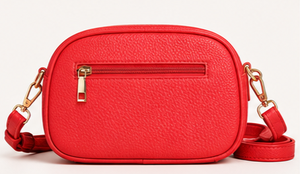 Sac à main en cuir de veau rouge de qualité supérieure, sac à bandoulière pour femme - Product Image 1