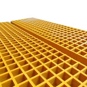 Venta al por mayor de China resistente a la corrosión 20-100mm fibra de vidrio moldeado rejilla FRP Graing pasarela precio - Product Image 1