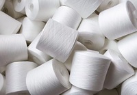 Fil à coudre SPP 100% recyclé pré-consommation 29S/2, haute ténacité, blanc brut, vente en gros, meilleure vente