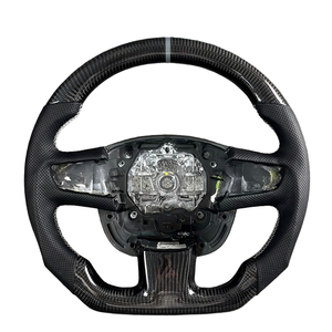 Volant de voiture en fibre de carbone forgée avec LED pour Peugeot RCZ 206 <span class=keywords><strong>308</strong></span> 307 407 605 508 208 404 CC MK2 3008 <span class=keywords><strong>GT</strong></span> Line GTI <span class=keywords><strong>SW</strong></span> <span class=keywords><strong>2015</strong></span> 2022 - Product Image 1
