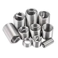 304 Stainless Steel Tangless Screw Threaded Inserts Wire Thread Insert Helicoil Thread Repair Kit