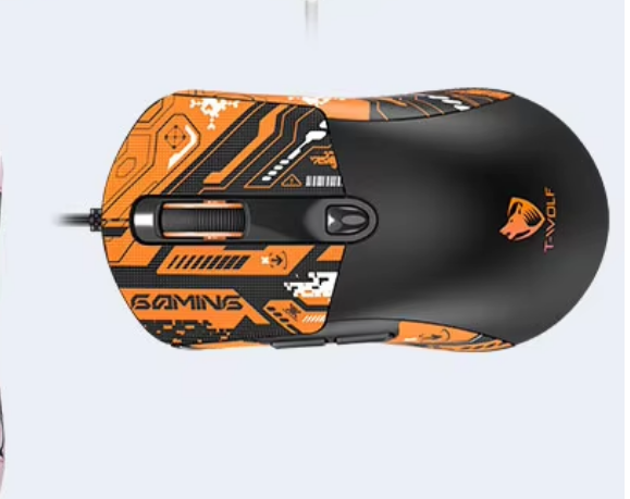 G550 black-orange letter sticker