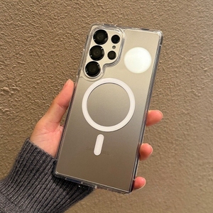 Étui magnétique transparent en acrylique pour Samsung Galaxy S25 S26 <span class=keywords><strong>Ultra</strong></span> S24 <span class=keywords><strong>S23</strong></span> S22 Plus S21 FE A55 A56 A16 A35 A15 A17 A07 - Product Image 6