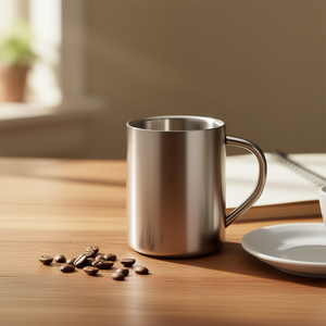 Double Walled Thermal Mug 0.2 L Stainless Steel Insulated <b>Coffee</b> Cup - Product Image 3