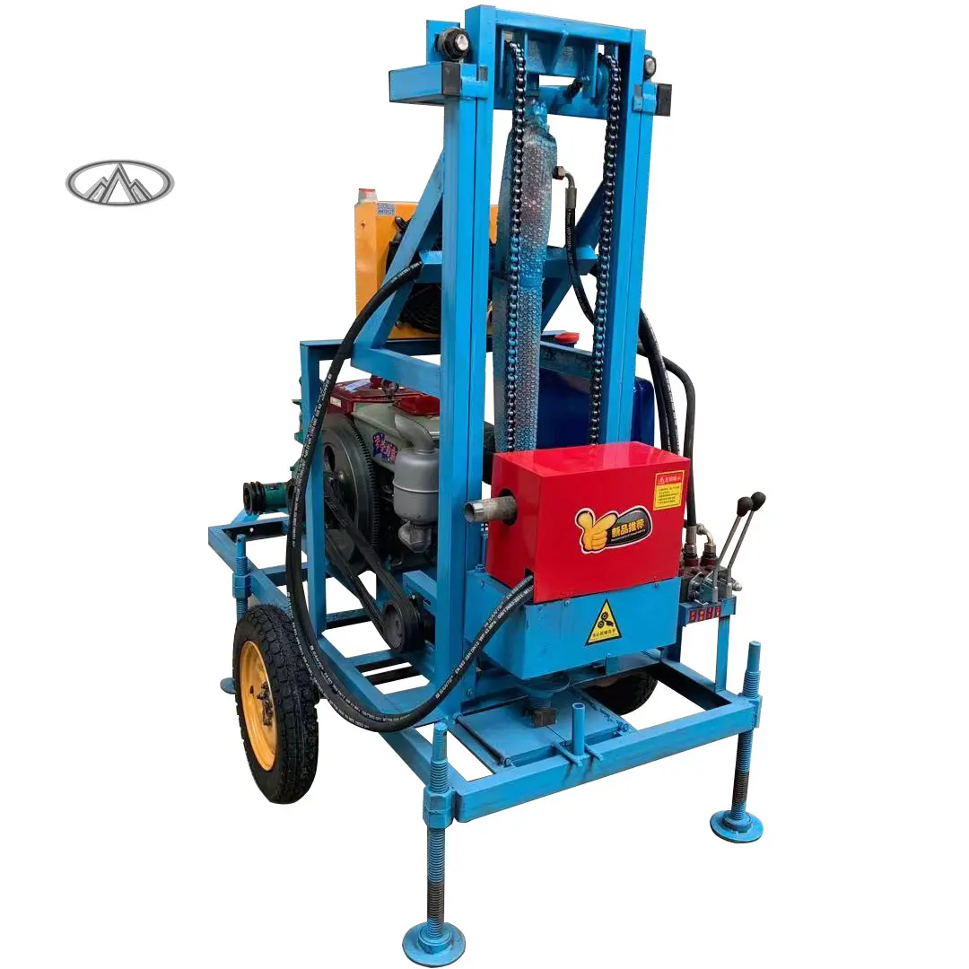 Hot Sale Small Water Well Soil Drilling Rig Machine Water Well Drilling Machine For Geotechnical Machinery Oil Drilling