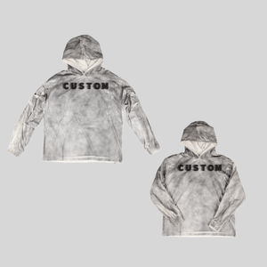 Sudadera con Capucha Personalizada para Hombre, Estilo Vintage, Lavada, con Serigrafía, Casual, Desgastada - Product Image 1