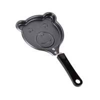 Poêle à crêpes antiadhésive pour enfants, avec moules mignons en forme d'animaux, de cœurs et d'étoiles, mini-poêle à frire pour crêpes, poêle antiadhésive pour œufs et omelettes PDQ