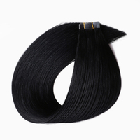 Extensions de cheveux naturels Remy vietnamiens de qualité supérieure 12A, 100 % cuticules alignées, lisses comme des baguettes, double épaisseur, à bandes adhésives