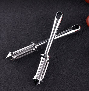 Herramienta práctica para pelar de uso doméstico Syh1266, pelador de zanahorias y patatas, pelador de frutas de zinc con mango antideslizante. - Product Image 4