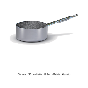 Casserole en aluminium avec revêtement en granit Ø 24 cm H 13,5 cm Ballarini - Product Image 3