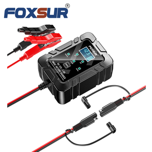 <span class=keywords><strong>Chargeur</strong></span> <span class=keywords><strong>de</strong></span> <span class=keywords><strong>batterie</strong></span> <span class=keywords><strong>de</strong></span> voiture <span class=keywords><strong>intelligent</strong></span> FOXSUR 6V 12V 1.5A automatique pour batteries LiFePO4, LFP, plomb-acide, gel, AGM avec prise SAE - Product Image 5