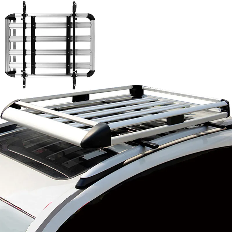 Wholesale Multiple specifications 6063 aluminum alloy double-layer universal car roof rack