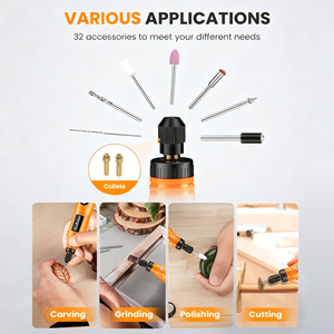 Cordless 3.7V smerigliatrice elettrica rotativa Kit utensile elettrico per incisione di perforazione levigatura Wireless fatta a mano - Product Image 2