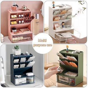 ที่เก็บปากกาเครื่องเขียนสำหรับนักเรียนแบบมินิมอลใหม่ที่เก็บลิ้นชักอเนกประสงค์โต๊ะทำงานกล่องเก็บเครื่องสำอาง - Product Image 4