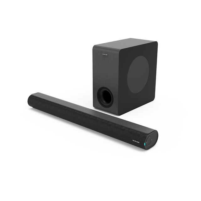 Powered Home Theatre System Soundbar Wireless Subwoofer Deep Bass RGB Light Remote Control Mobile Phone Computer Display Use