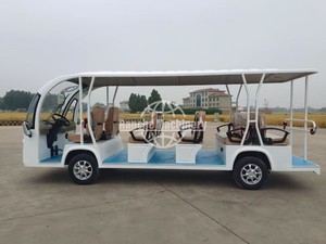 Vente directe d'usine de bus électriques touristiques de haute qualité et personnalisables pour sites touristiques, zoos et autres attractions touristiques. - Product Image 4