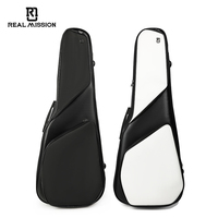 Muses-C Real Mission Sac de guitare en cuir personnalisé Sac de musique épais pour joueur de guitare électrique classique