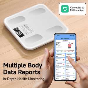 Digitale Körperfettwaage aus Gehärtetem Glas mit Bluetooth-<span class=keywords><strong>App</strong></span>-Unterstützung und Aufladbarer Funktion für Zuhause und Badezimmer - Product Image 4