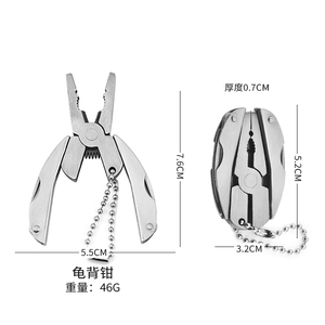 Tốt Nhất Bán <span class=keywords><strong>2025</strong></span> Thép Không Gỉ Mini Đa Chức Năng Kìm Ngoài Trời Đa Công Cụ Di Động Gấp Multitool Plier Với Keychain - Product Image 3