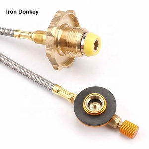 Клапан накачки IRONDONKEY, интерфейс для сжиженного газа, наружный клапан для газовой плиты, резиновый шланг, интерфейс для газового бака - Product Image 3