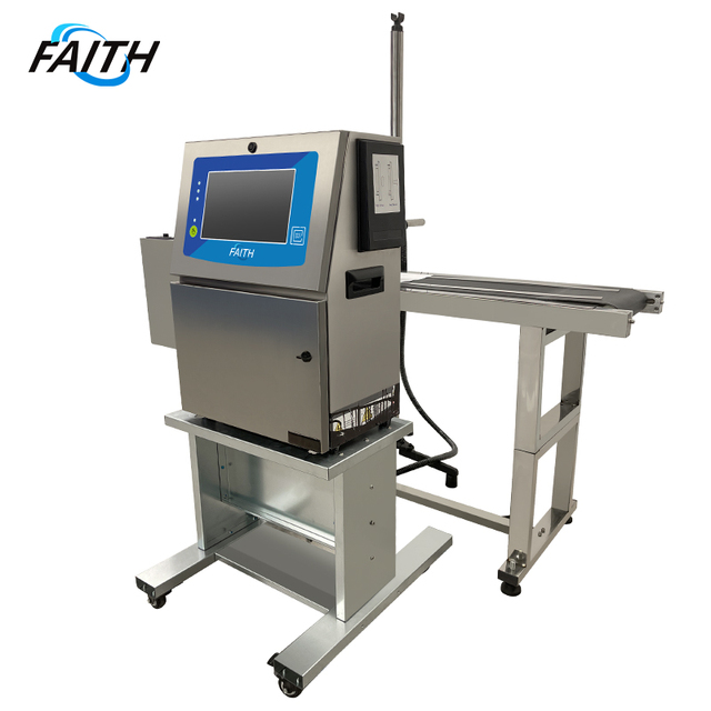 Industrial CIJ Inkjet Printer for PVC Pipes Cards & Labels-Automatic High-Speed Multicolor Stainless Steel
