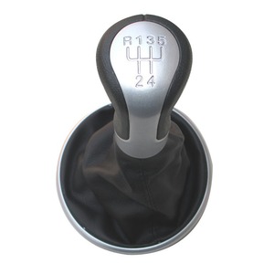 ฝาครอบหัวเกียร์รถยนต์ Dongzhao หนังสีดำ สำหรับ Skoda Fabia 669 SKD-006 - Product Image 3
