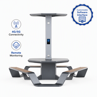 Banc de rue intelligent multifonctionnel innovant avec chargeur solaire et chargeur sans fil pour téléphone, pour les parcs urbains