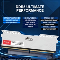 Faspeed DDR5 16 Go 4800 MHz ECC RAM de jeu pour ordinateur de bureau - Haute performance, garantie de 3 ans, en stock