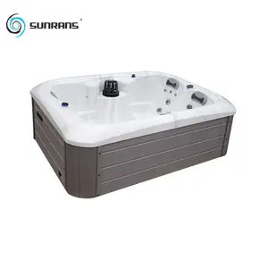 Sunrans Bán buôn giá rẻ hữu ích hồ bơi Spa bồn tắm nước nóng ngoài trời Whirlpool bồn tắm thủy lực