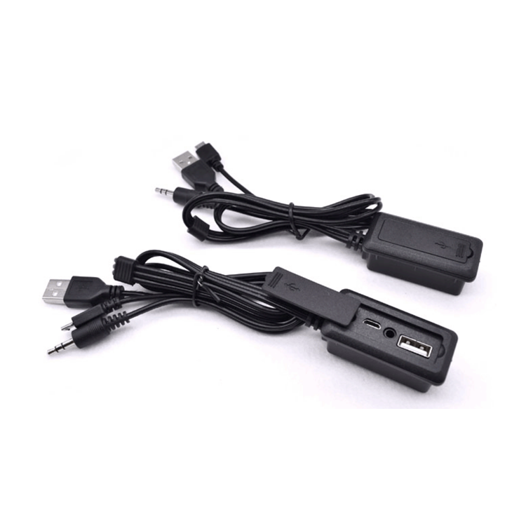 Micro + 3.5audio + usb 60cm