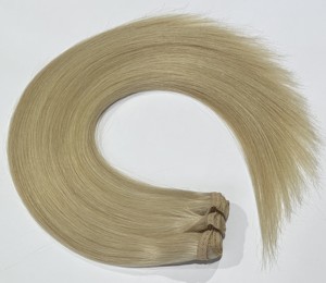 613蕾丝正面天然人发假发100% 人头马机双纬发延伸缅甸生发束供应商 - Product Image 5