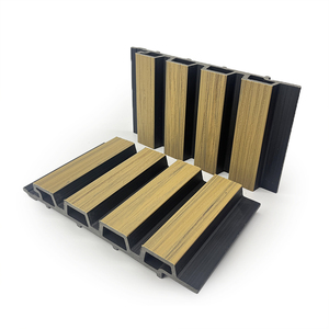 Revestimiento Exterior Decorativo para Jardín, Tablero Acanalado de Madera Compuesta, Panel de Pared de WPC Resistente al Agua, Nueva Tecnología para Exteriores - Product Image 5