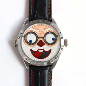 Montre personnalisée Konstantin Chaykin Joker Green Halloween édition limitée en acier inoxydable pour homme, bracelet en cuir de luxe, mouvement automatique NH35 - Product Image 6