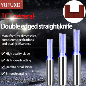 Herramientas de Corte para Madera de Metal Duro YUFU, Cuchillos Rectos de Doble Filo y Fresas, Personalizables OEM - Product Image 5