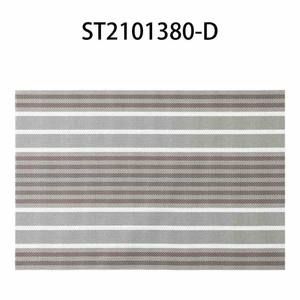 แผ่นรองจานและเสื่อสไตล์ตะวันตกทำจาก PVC เคลือบวัสดุ PVC ระดับไฮเอนด์สำหรับรับประทานอาหารคลาสสิกขายดี - Product Image 3