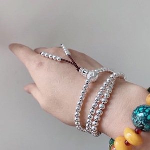 Personalizzazione S925 bracciali <span class=keywords><strong>rosario</strong></span> in <span class=keywords><strong>argento</strong></span> 108 perline bracciali all'ingrosso - Product Image 3