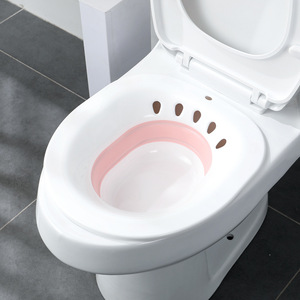 Foldable Sit Bath Basin 39cm Plastic PostpartumCare For Women With Pile Surgery Recovery - Product Image 4