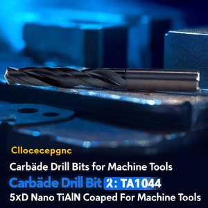 Foret en carbure TA1044 5xD Nano TiAlN revêtu pour machines-outils - Product Image 3