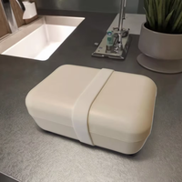 Boîte à savon en bambou écologique avec support de drainage personnalisé pour salle de bain, idéale pour savon artisanal