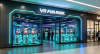 Máquina de juego de realidad virtual Dreamland 1 para un jugador, operación independiente, alto retorno de la inversión, juego de realidad virtual para zona de realidad virtual