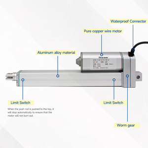 Tốc độ cao DC12V Thiết bị truyền động tuyến tính động cơ 1500N 200 mét điện micro không thấm nước tuyến tính thiết bị truyền động - Product Image 4