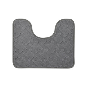 Set di Tappetini da Bagno in Finto Cashmere Jacquard Personalizzati <span class=keywords><strong>con</strong></span> Copriwater - Tappetino Assorbente Antiscivolo per Bagno - Product Image 6